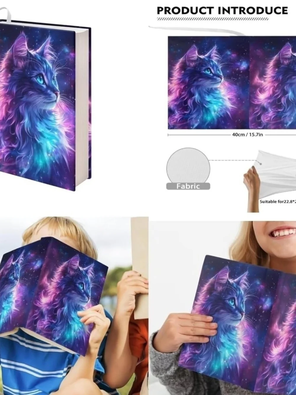 Galaxy Cat Backpack Set